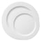 Smarty Had A Party Matte Milk White Round Plastic Dinnerware Value Set (120 Dinner Plates + 120 Salad Plates), 240PK 4850WH-VP-CASE - alternate 2